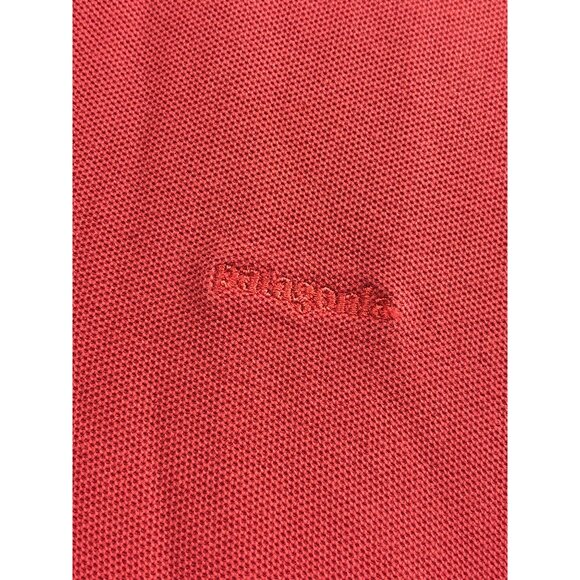 Patagonia Mens Organic Cotton Polo Shirt M Red - Picture 3 of 7